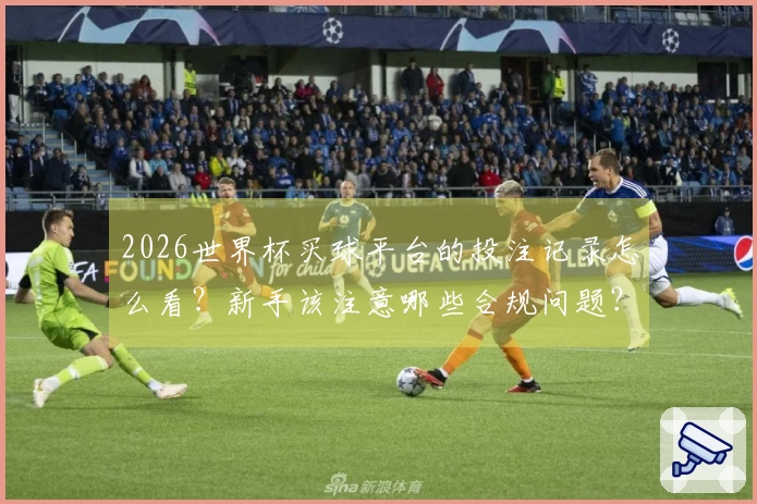 2026世界杯买球平台的投注记录怎么看？新手该注意哪些合规问题？
